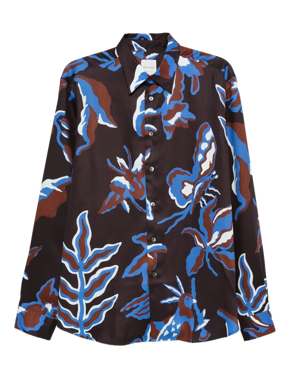 Paul Smith ジオメトリックパターン シャツ - ブラウン Paul Smith ジオメトリックパターン シャツ - ブラウン