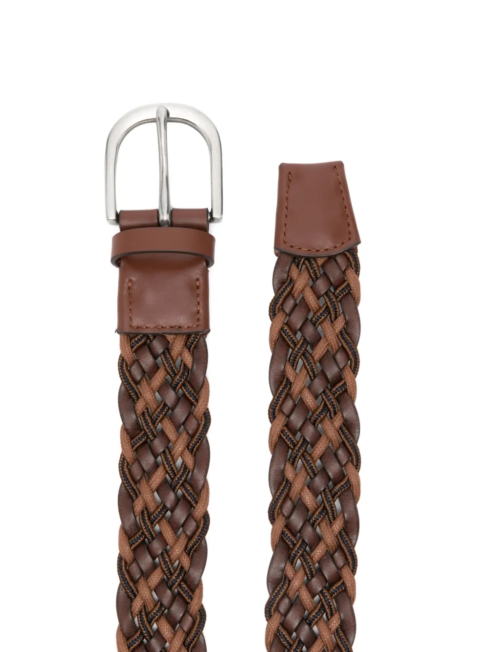 Paul Smith braided leather belt Bruin
