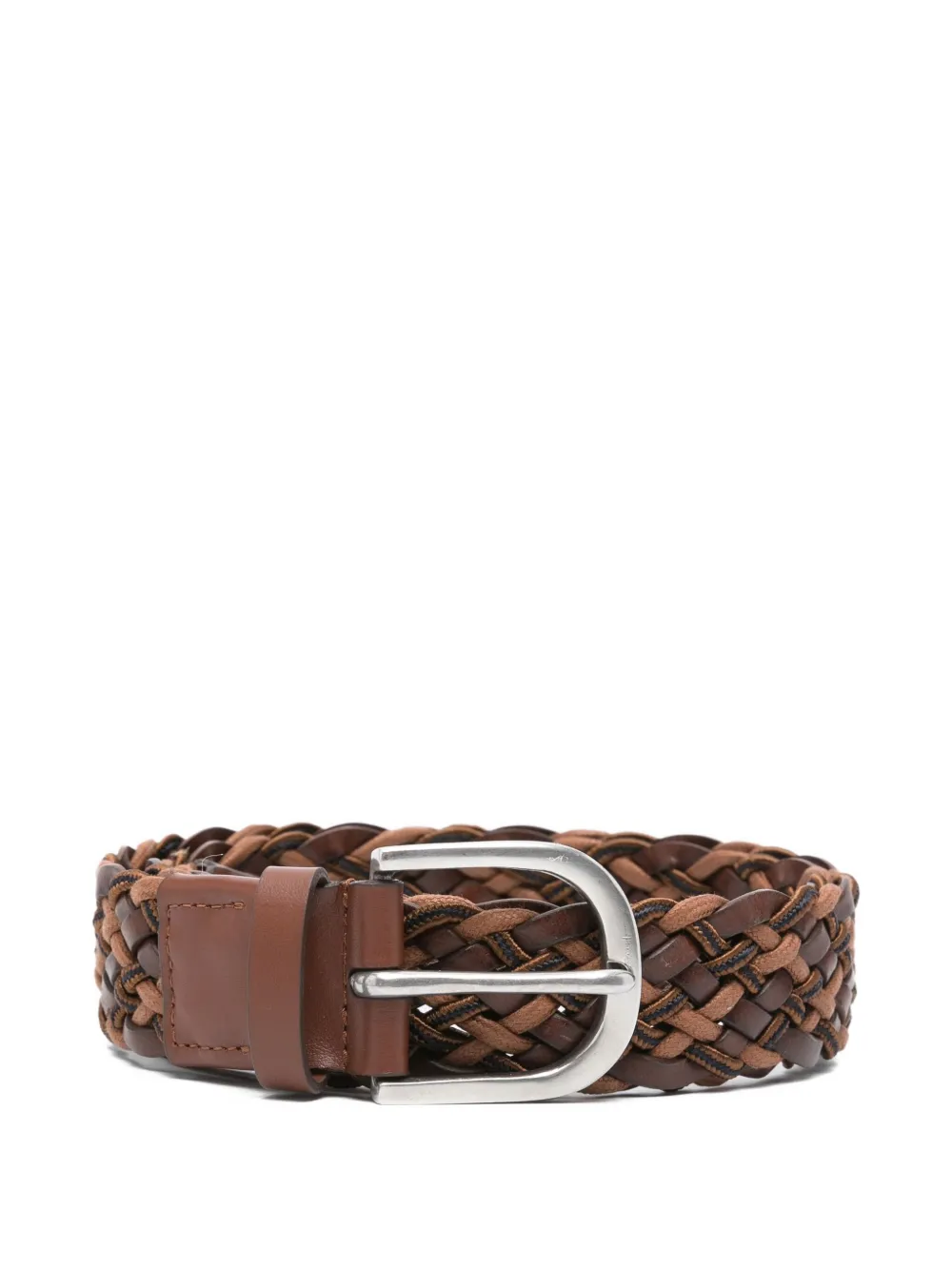 Paul Smith braided leather belt Bruin