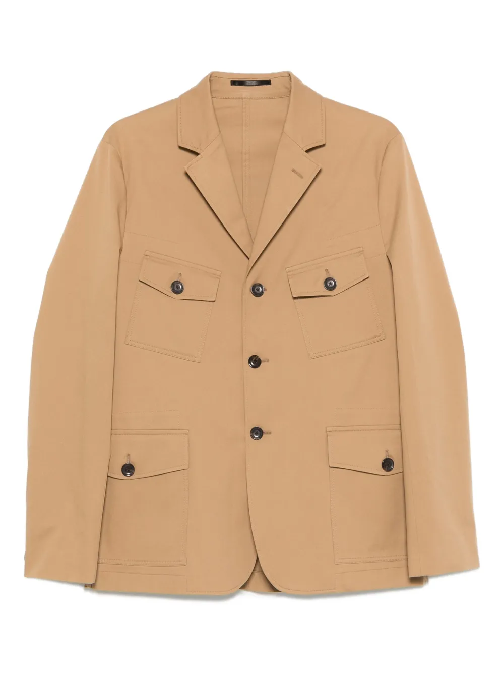 Paul Smith flap-pocket single-breasted blazer Beige