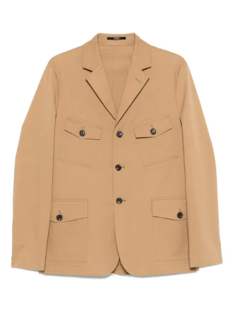 Paul Smith بليزر بصف أزرار وجيب قلاب