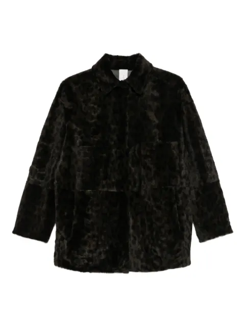 FURLING BY GIANI leopard-print shearling jacket