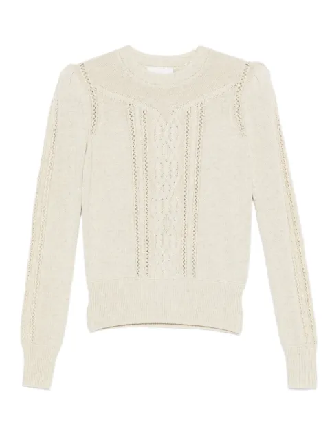 MARANT ÉTOILE Kelia cable-knit eyelet-detail sweater