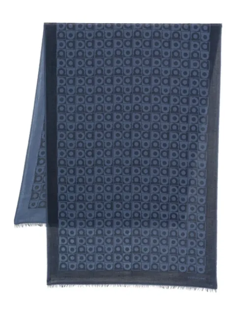 Ferragamo Gancini-pattern scarf