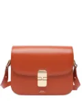A.P.C. small Grace calf-leather shoulder bag - Red