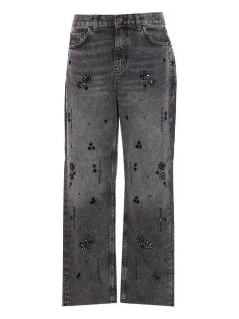 LIU JO jewel-embellished jeans
