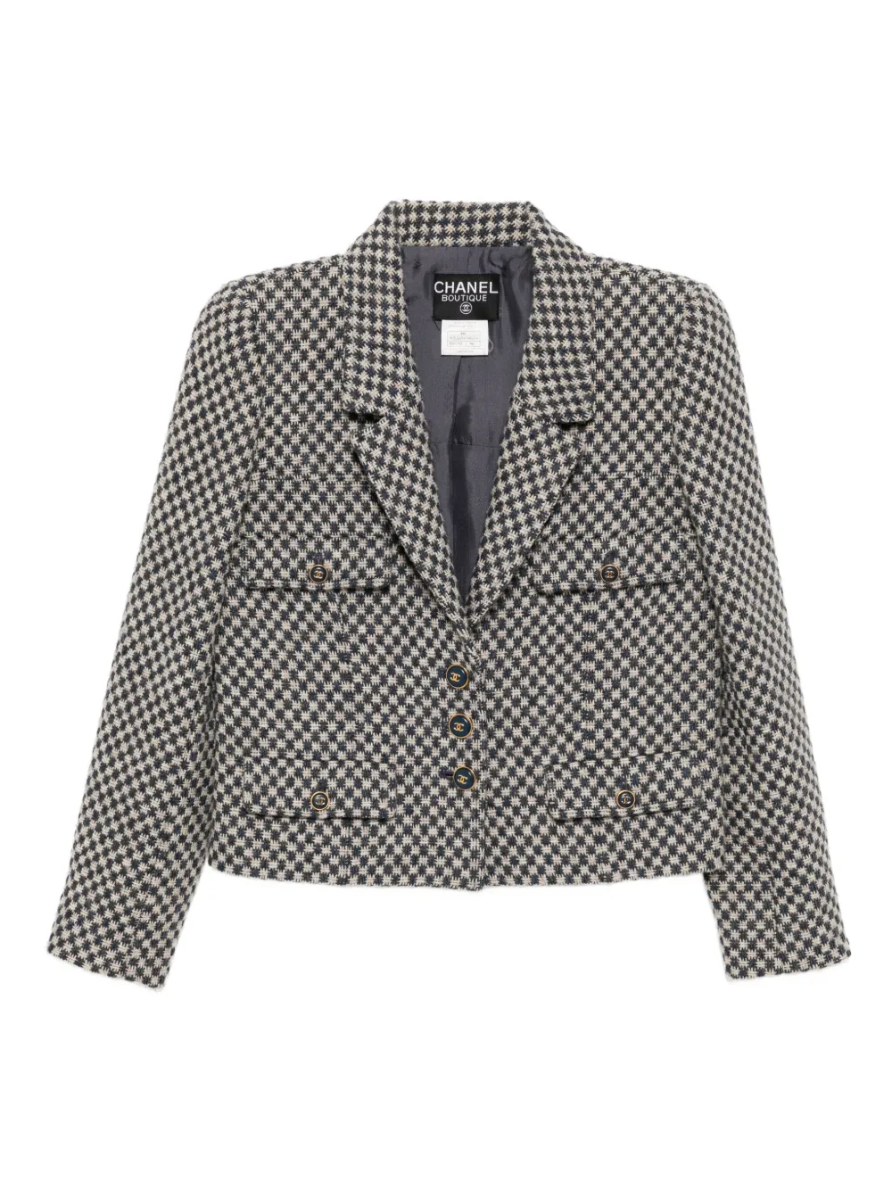 CHANEL Pre-Owned 1995 single breasted jacket | Blue | Image 1