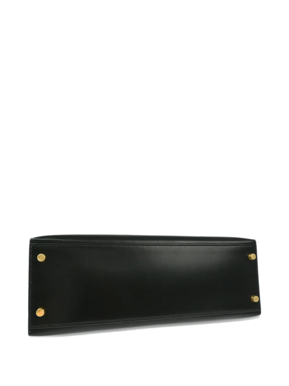 Pre-owned Hermes 1996 Kelly 32 Sellier Two-way Handbag In Black