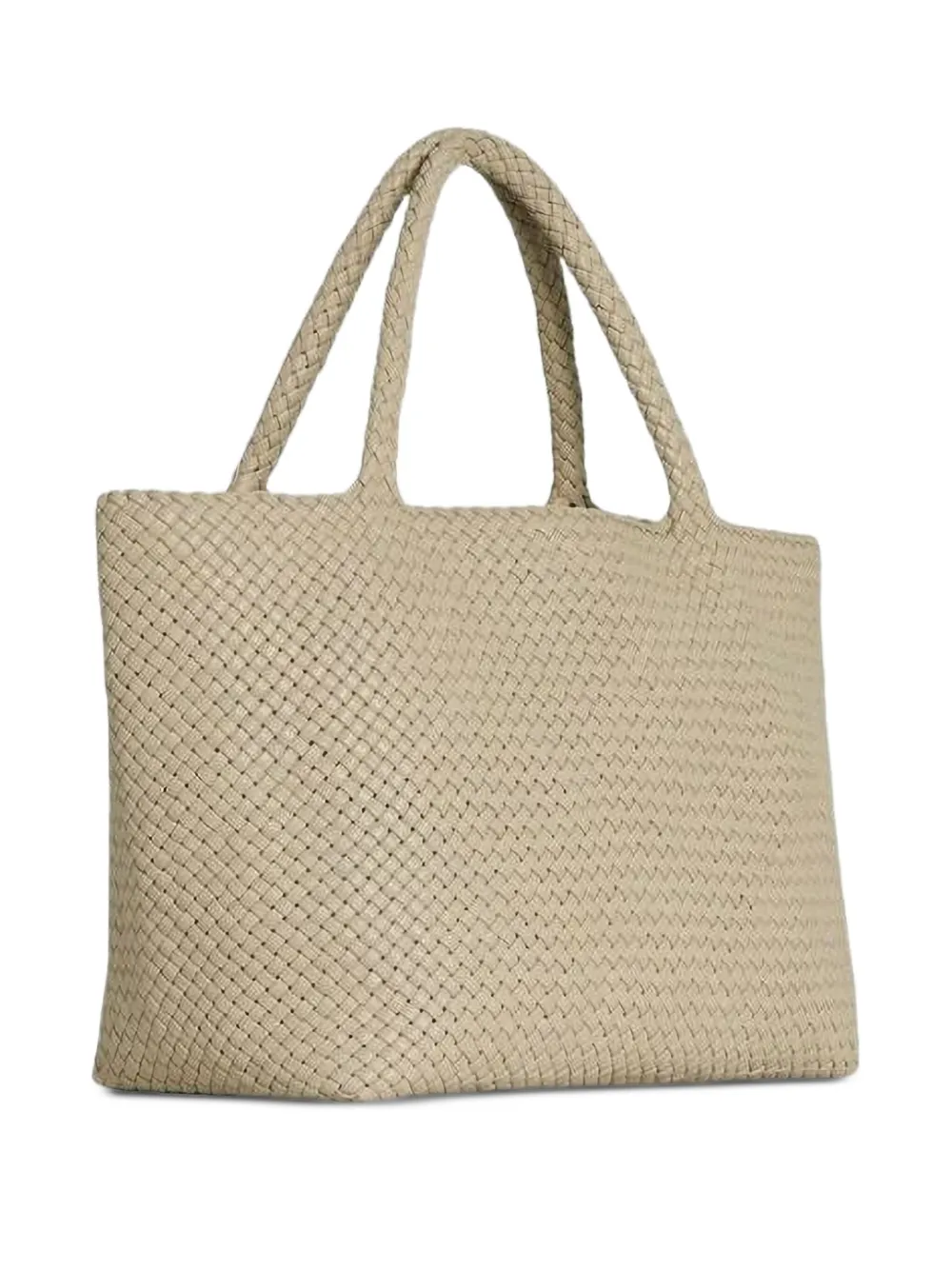 The Row Ruth geweven leren shopper Beige