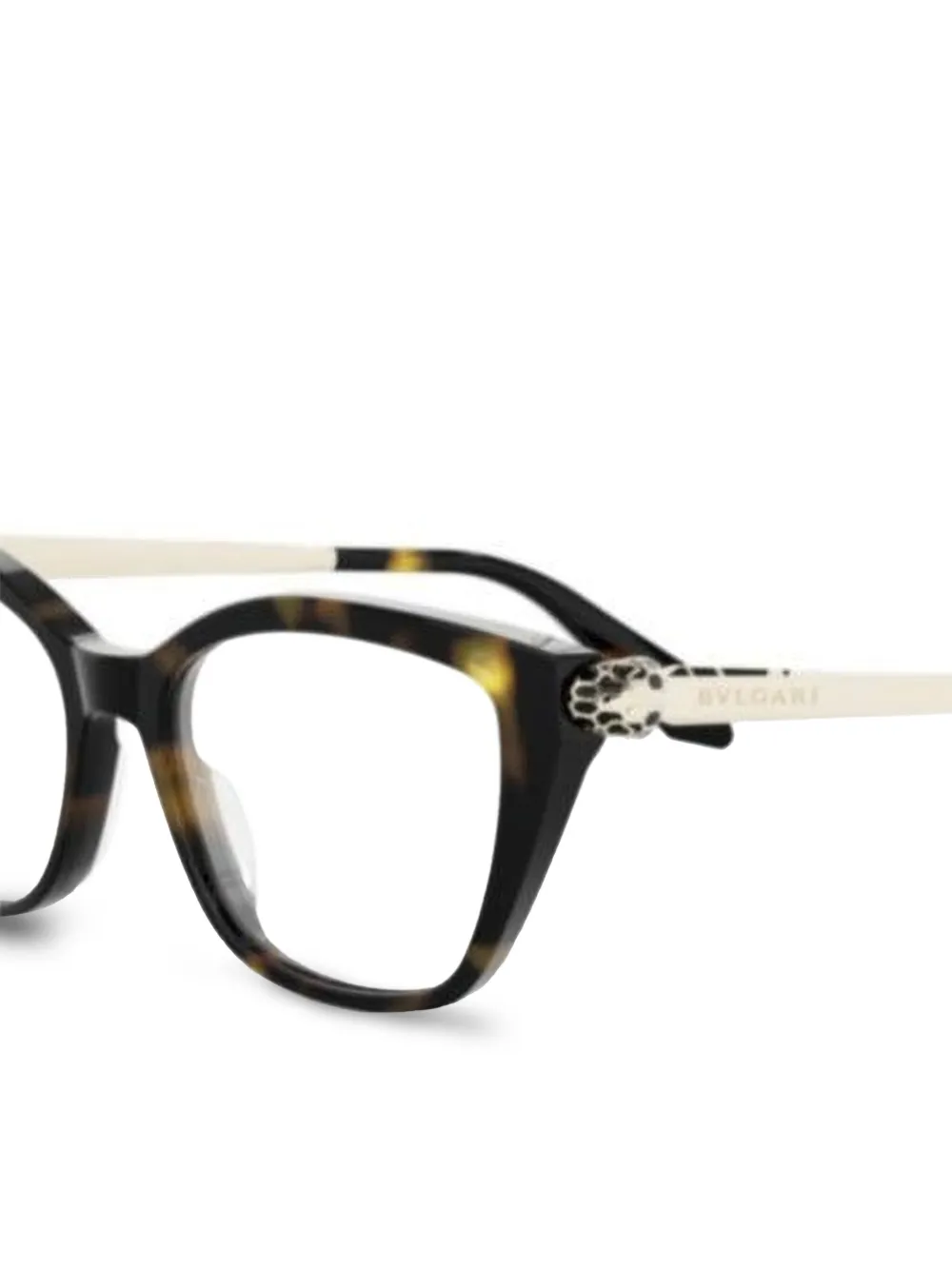 Bvlgari square-frame tortoiseshell glasses | Men | Image 2