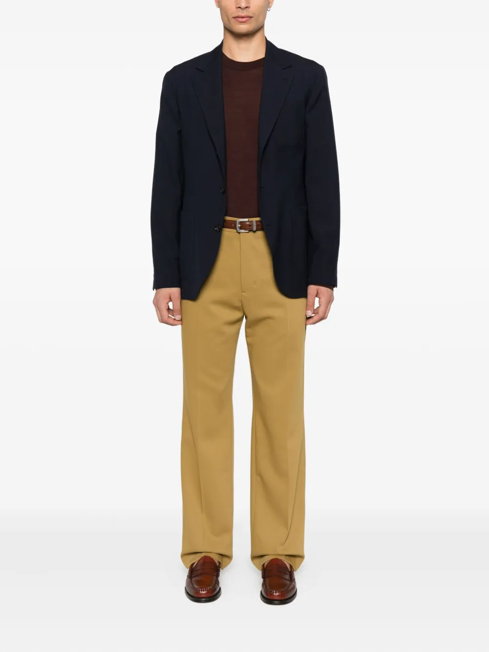 Paul Smith round-neck wool sweater Rood