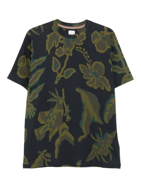 Paul Smith playera con pájaros estampados