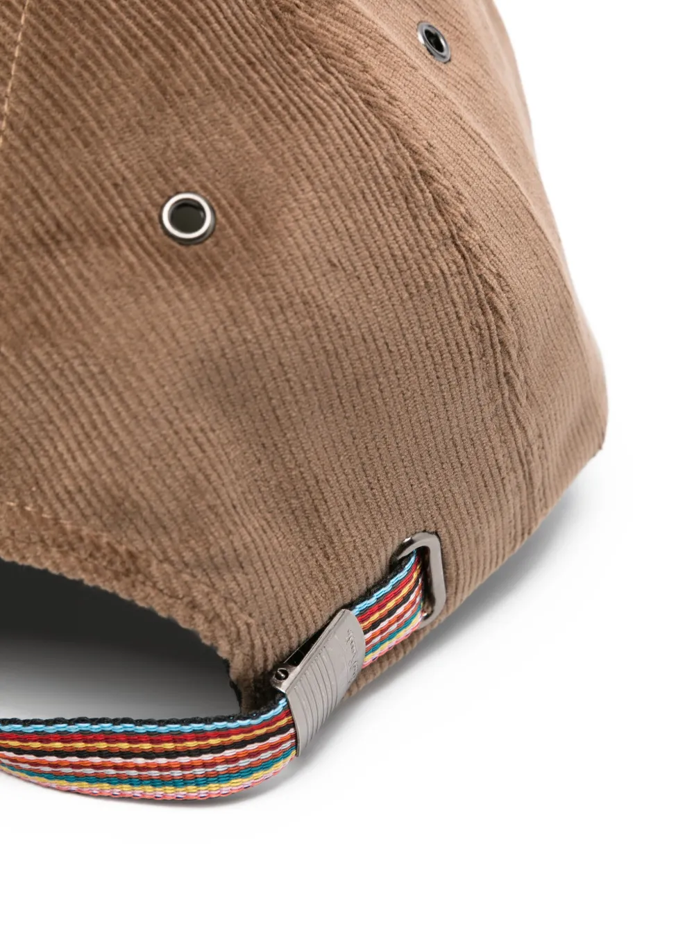 Paul Smith Ribfluwelen pet - Bruin