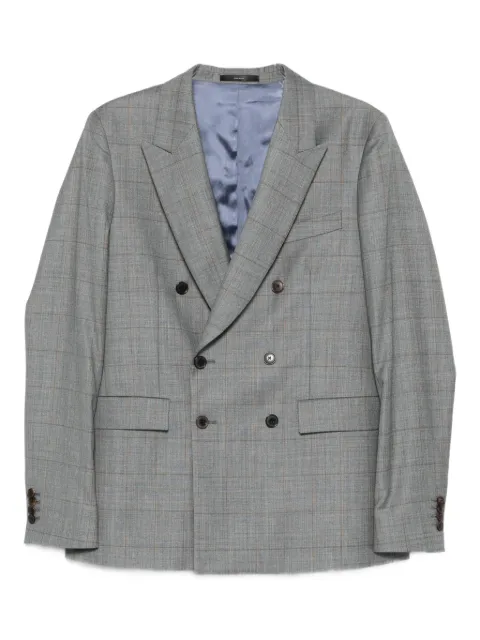 Paul Smith checked double-breasted blazer