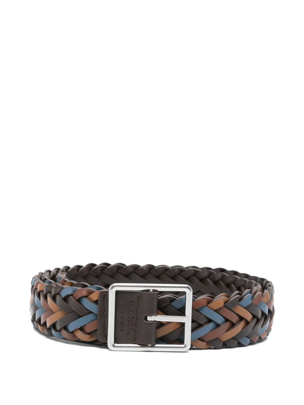 Paul Smith braided leather belt Bruin