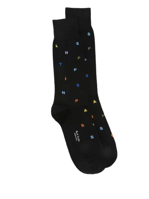 Paul Smith calcetines con letras estampadas