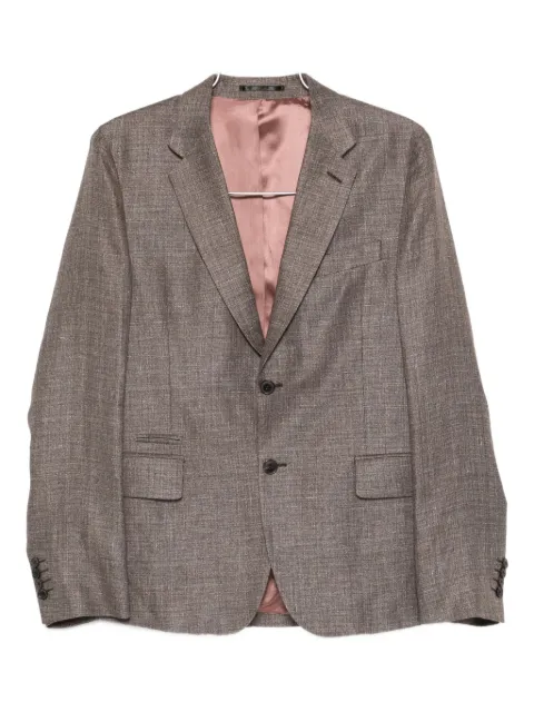 Paul Smith blazer texturé à simple boutonnage