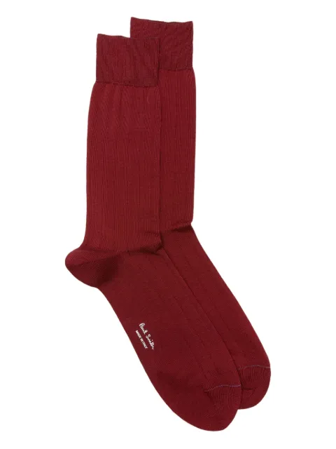Paul Smith chaussettes nervurées à logo imprimé