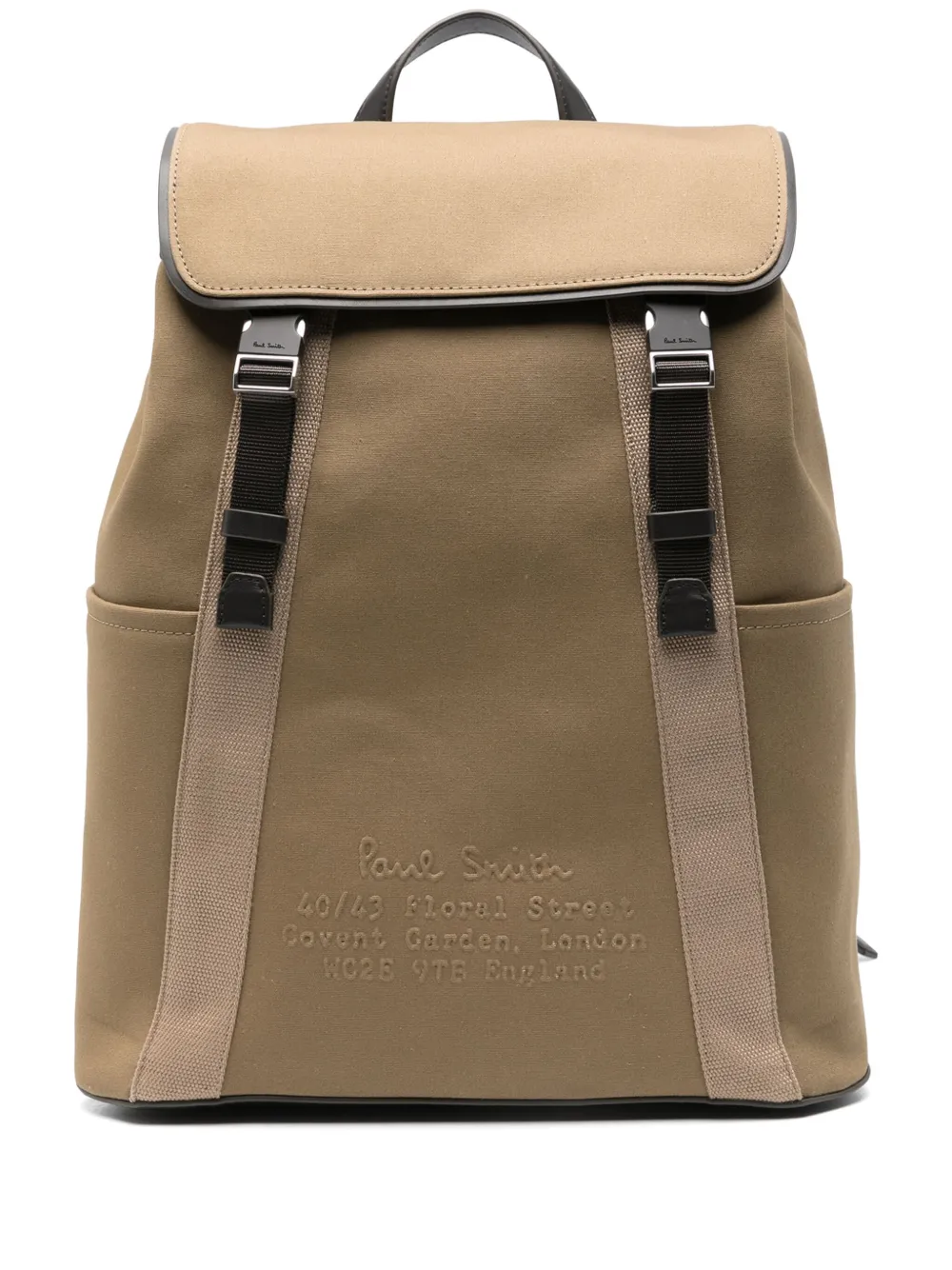 Paul Smith flap-pocket backpack Beige