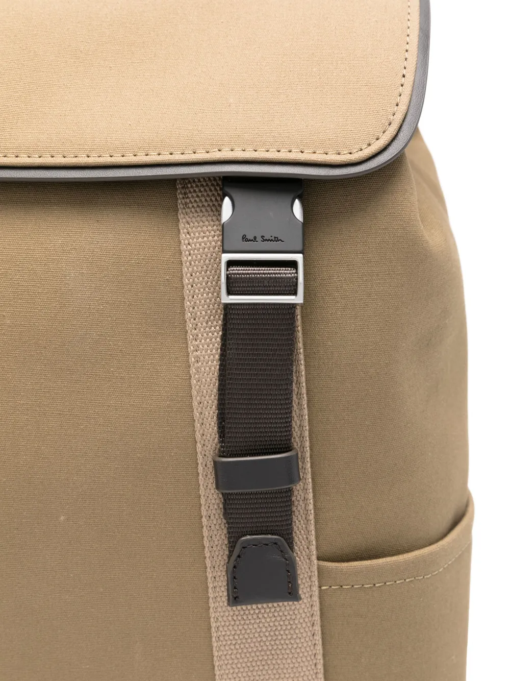 Paul Smith flap-pocket backpack Beige