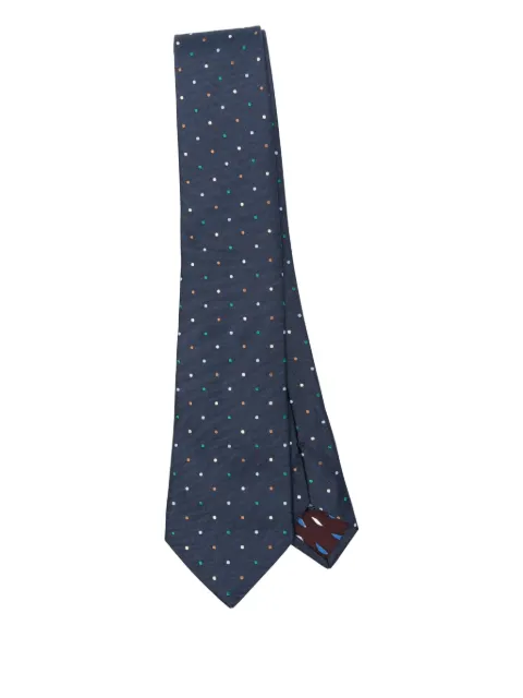 Paul Smith corbata de seda con estampado de lunares
