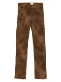 MARANT ÉTOILE Kelsie leather-effect trousers - Brown