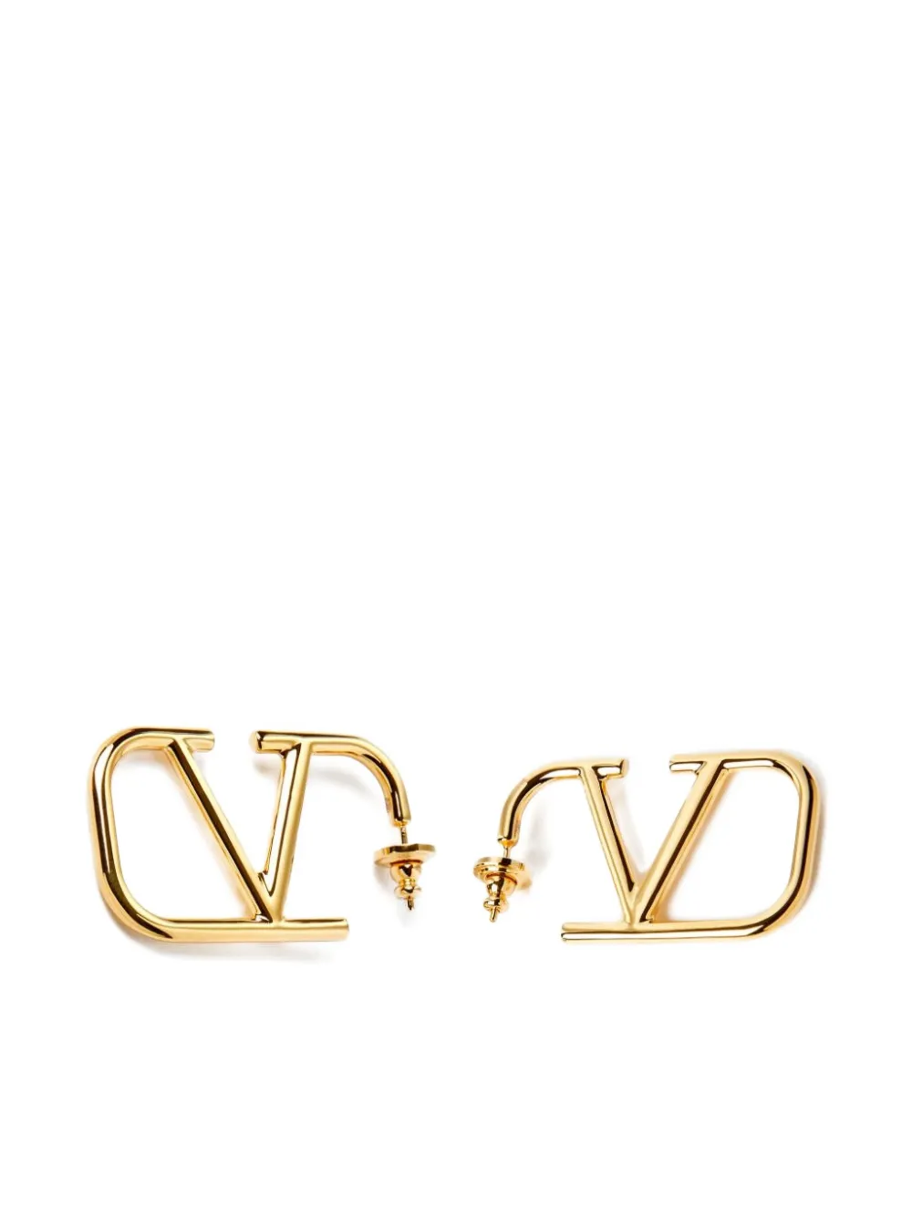 Valentino Garavani Oorbellen met logo - Goud