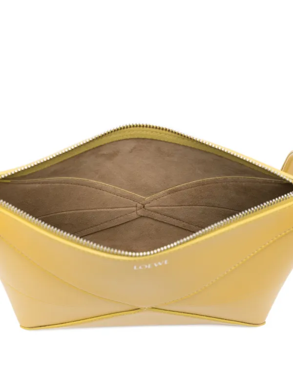 LOEWE パズル クラッチバッグ | イエロー | FARFETCH JP