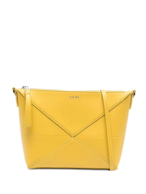 LOEWE Puzzle leather clutch bag