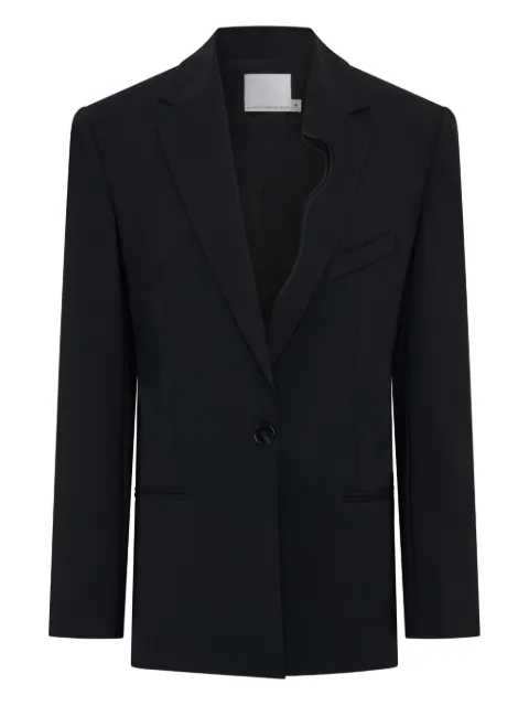 Christopher Esber padded-shoulder single-button blazer