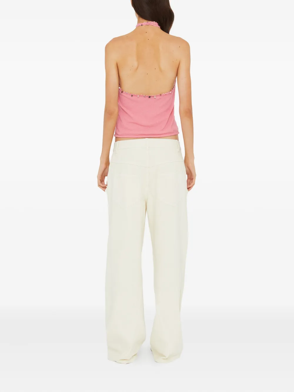 Christopher Esber Button-fastening Trousers In White