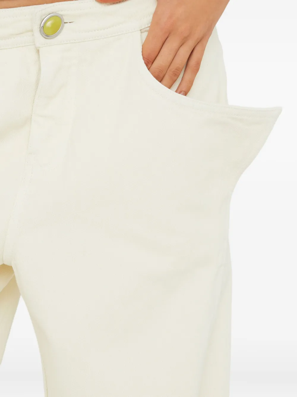 Christopher Esber Button-fastening Trousers In White