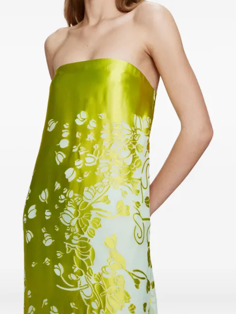 Christopher Esber Burnout strapless maxi dress