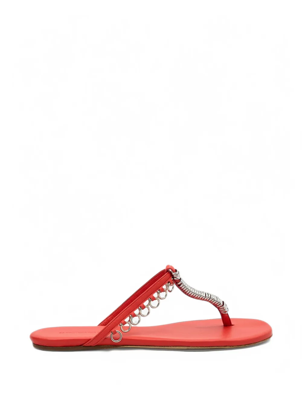 Christopher Esber Pierced flat sandals - Rouge Christopher Esber Pierced flat sandals - Rouge