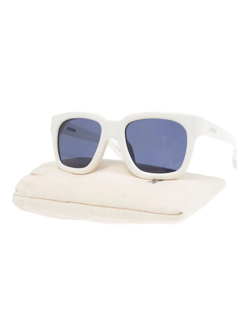 Jacquemus Carino square-frame sunglasses - Wit