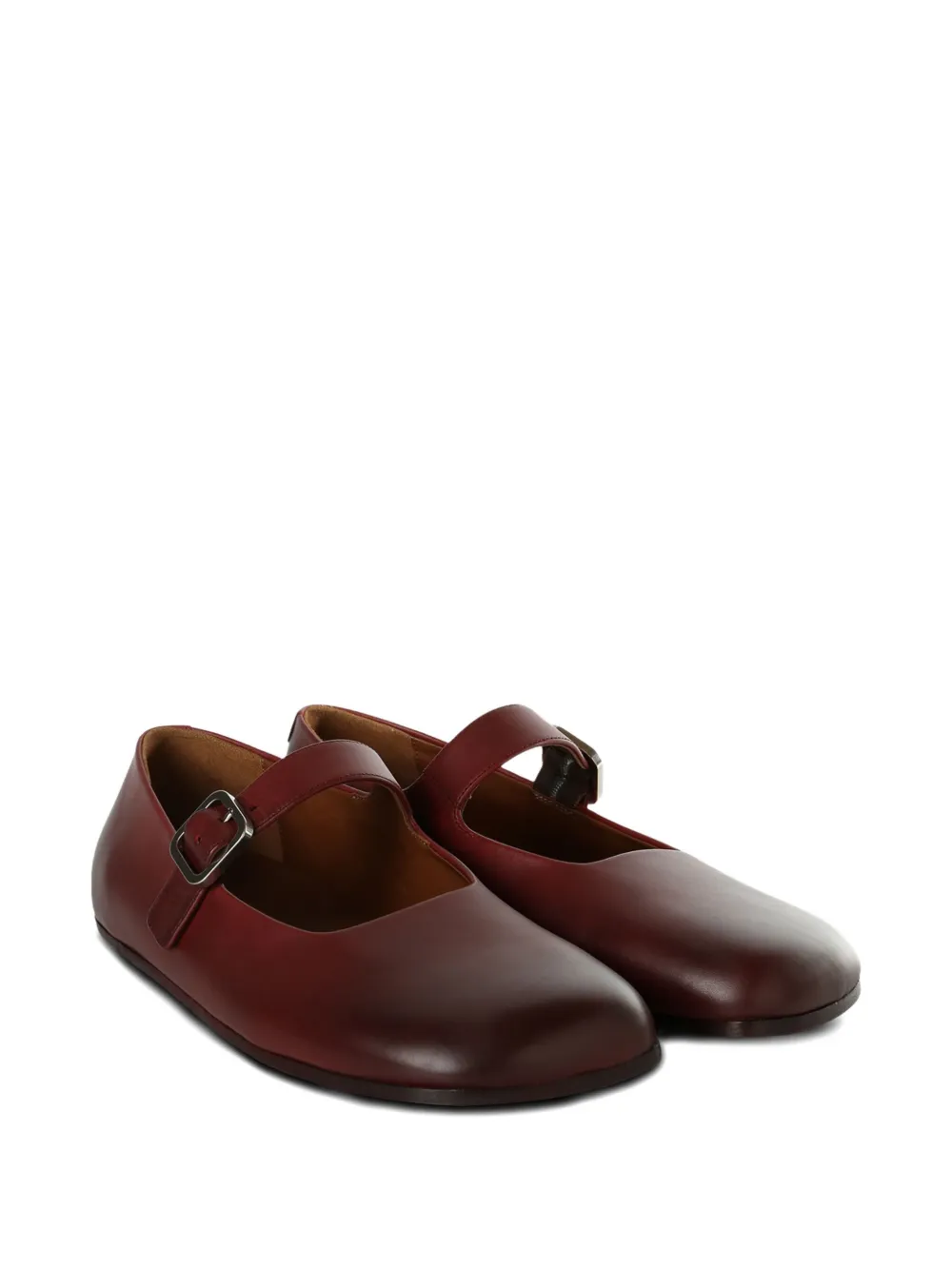 Marsèll buckle-strap leather loafers Red