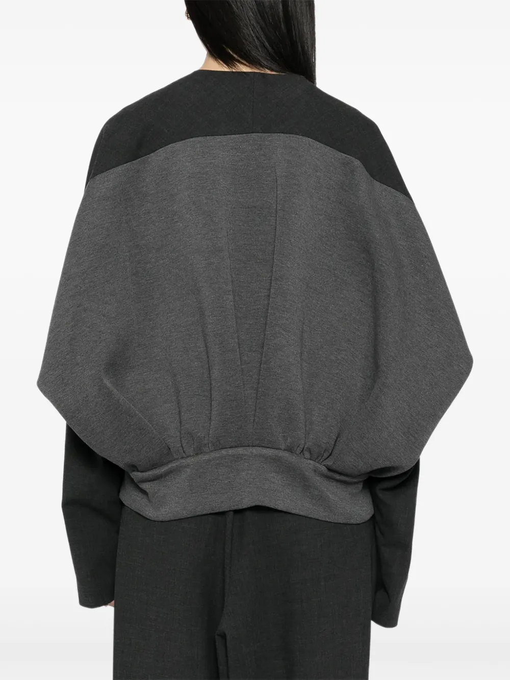 Gdel By Gaze De Lin Patch Jacket In Brown