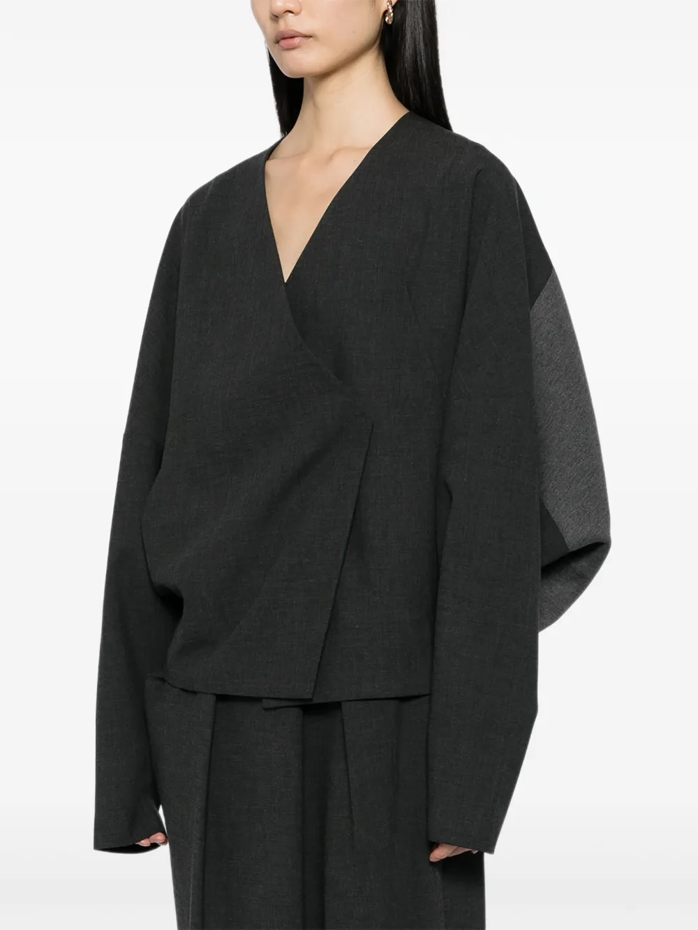 Gdel By Gaze De Lin Patch Jacket In Brown