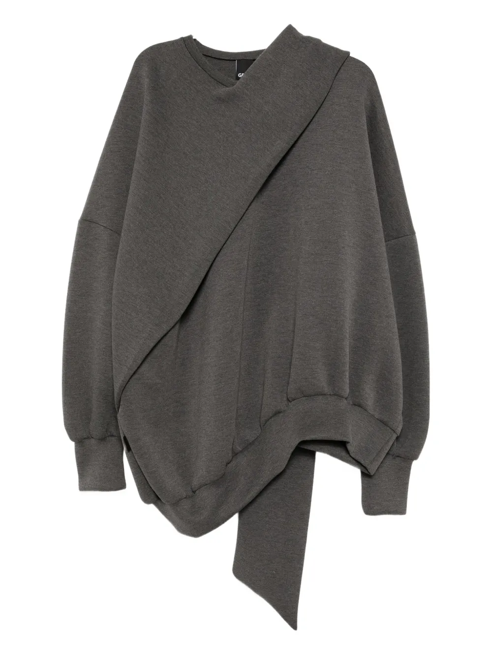 GDeL by gaze de lin Scarf-Match sweatshirt | Grey | Image 1