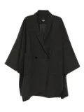 GDeL by gaze de lin pleated coat - Grey