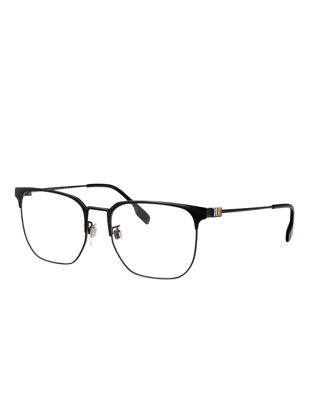 Burberry Eyewear Bril met rechthoekig montuur Zwart