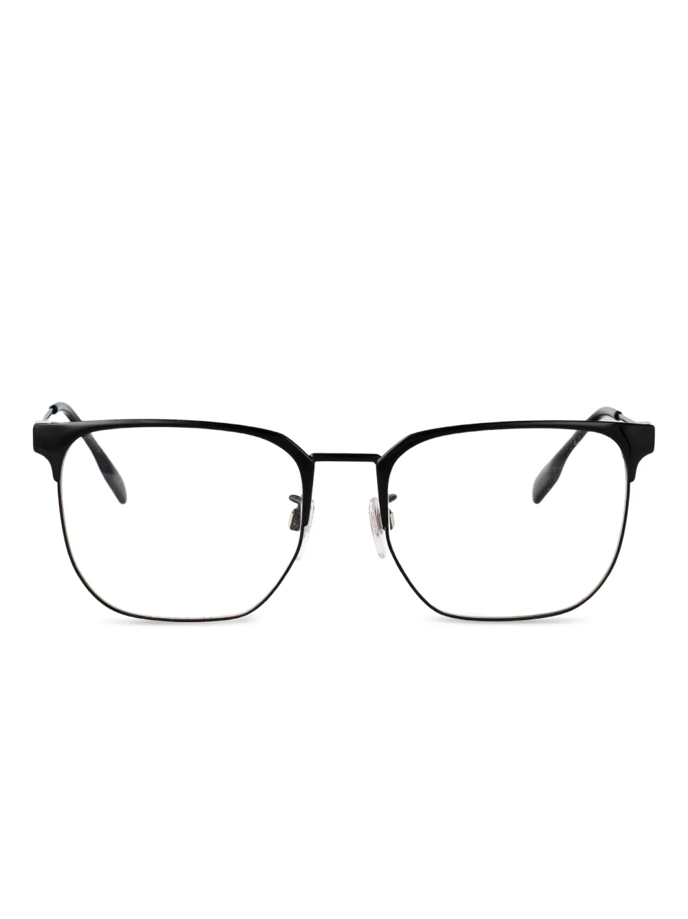 Burberry Eyewear Bril met rechthoekig montuur Zwart