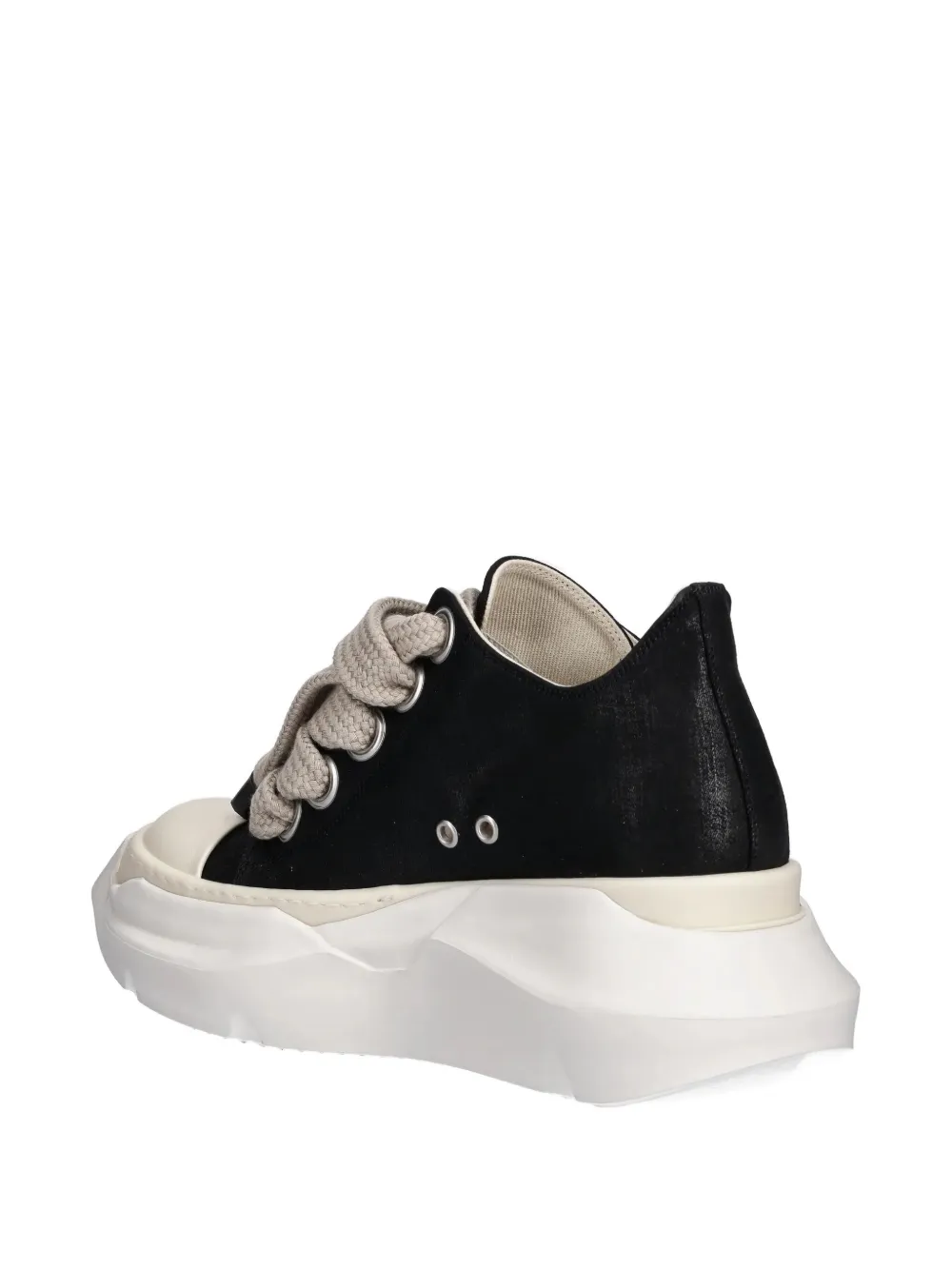 Rick Owens DRKSHDW Jumbolace Abstract low-top platform sneakers Black