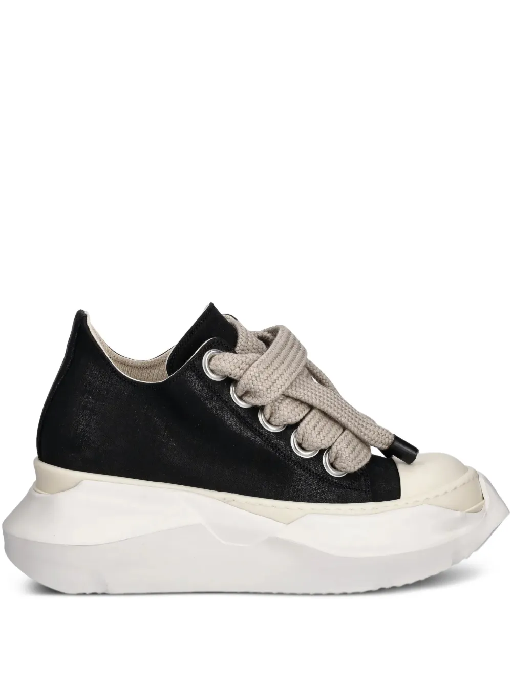 Rick Owens DRKSHDW Jumbolace Abstract low-top platform sneakers Black