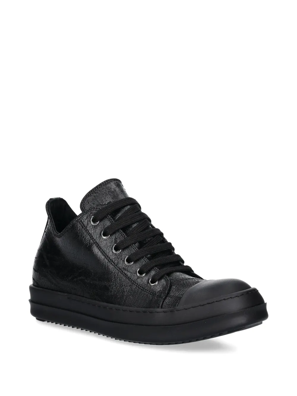 Rick Owens DRKSHDW Hollywood lace-up low-top sneakers - Zwart