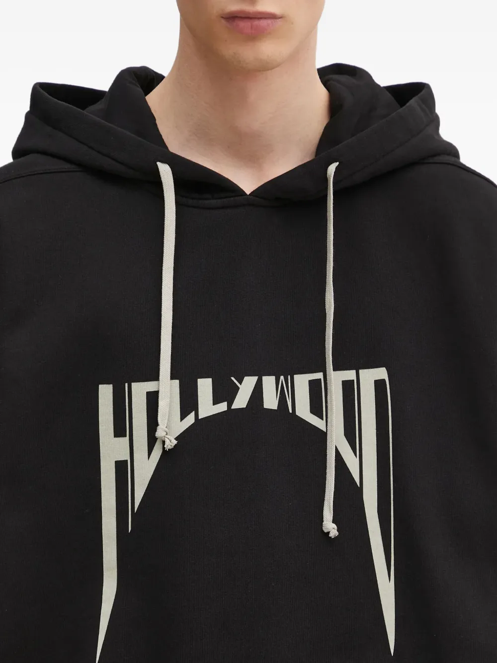Rick Owens DRKSHDW Hoodie met Hollywood-print Zwart