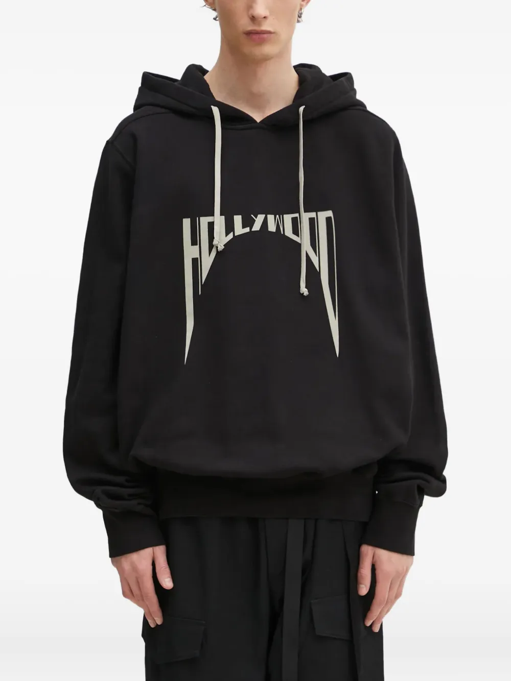 hollywood-print hoodie