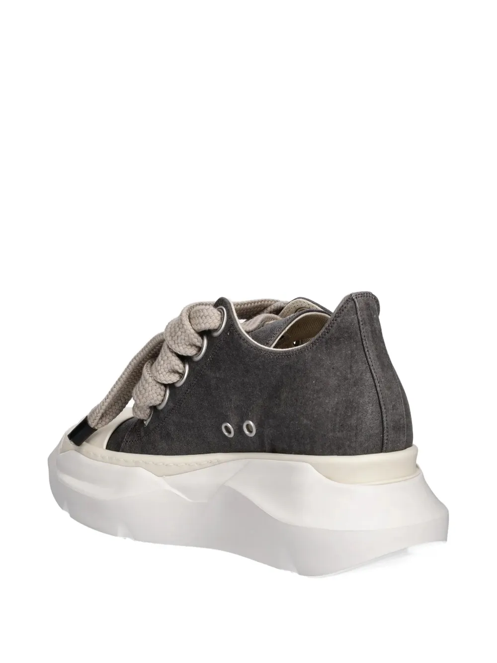 Rick Owens DRKSHDW lace-up platform low-top sneakers Brown