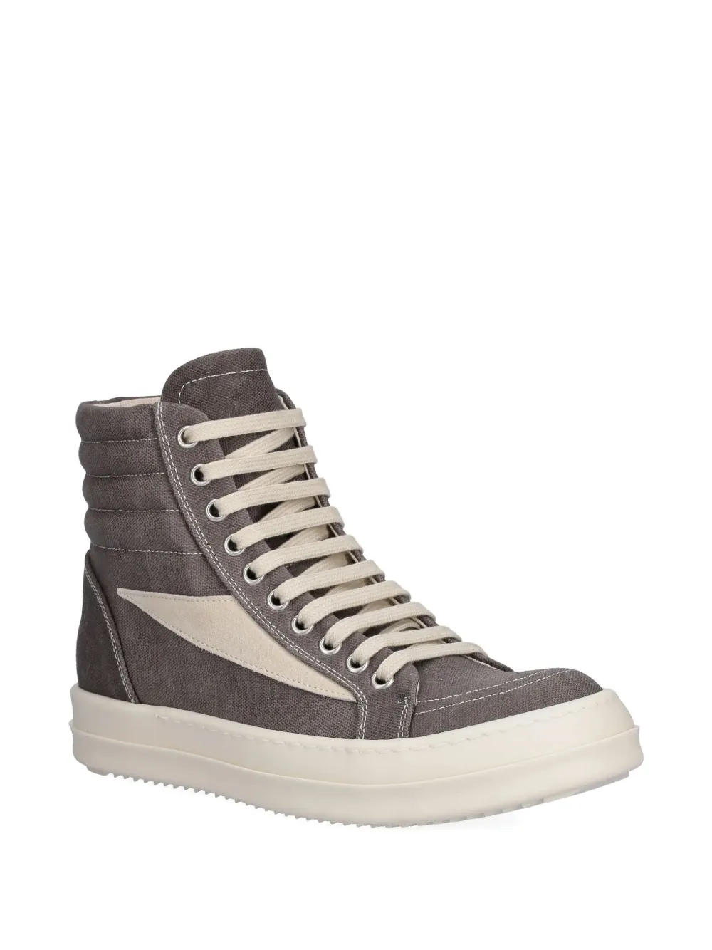 Rick Owens DRKSHDW Vintage lace-up high-top sneakers Grey
