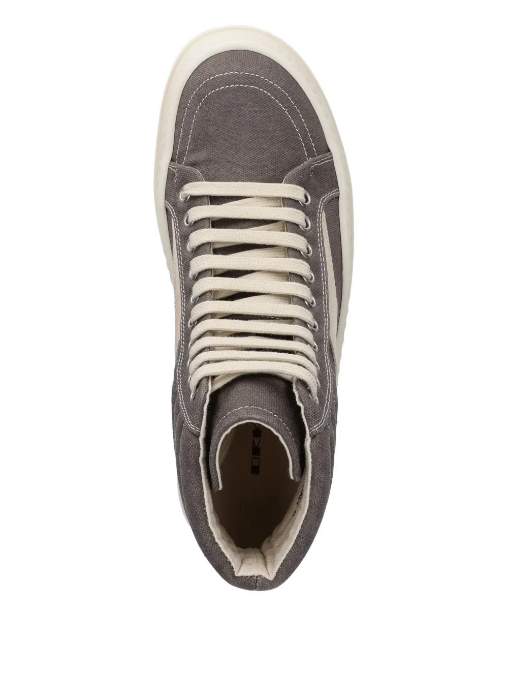 Rick Owens DRKSHDW Vintage lace-up high-top sneakers Grey